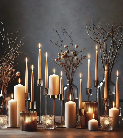 Luxury pillar candle
